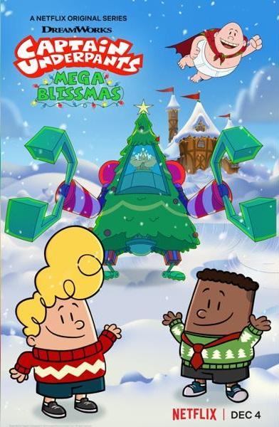 Captain Underpants: Mega Blissmas (2020) постер